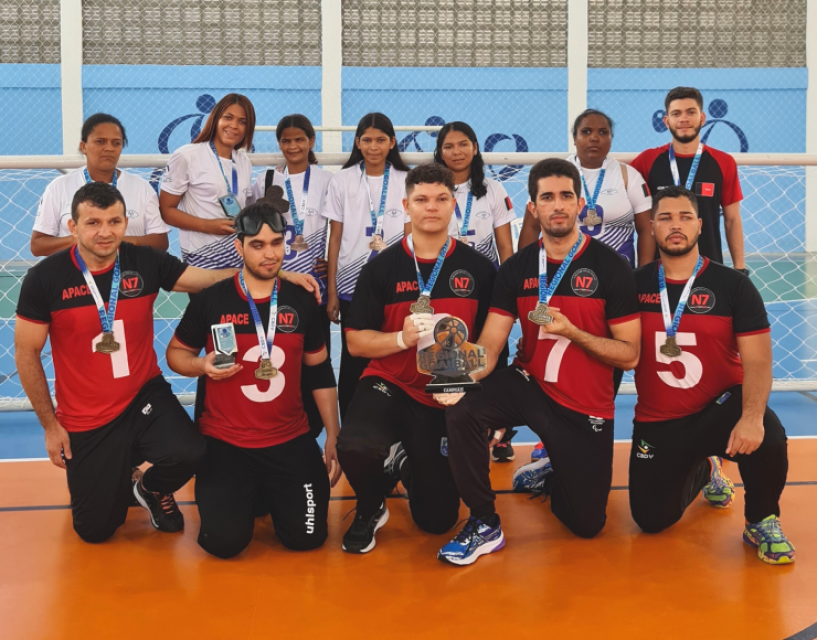 APACE conquista o seu 9° título do Regional Nordeste de Goalball no masculino e baianas do ICB conquistam título inédito no feminino