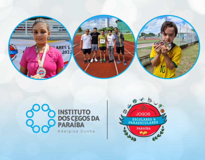 Usuários do ICPAC conquistam 16 medalhas de ouro e 3 de Prata nos Jogos Paraescolares da Paraíba 2022